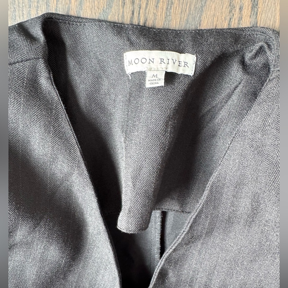 Moon River Black Long Sleeve Blazer Mini Dress Size Medium - Picture 4 of 7